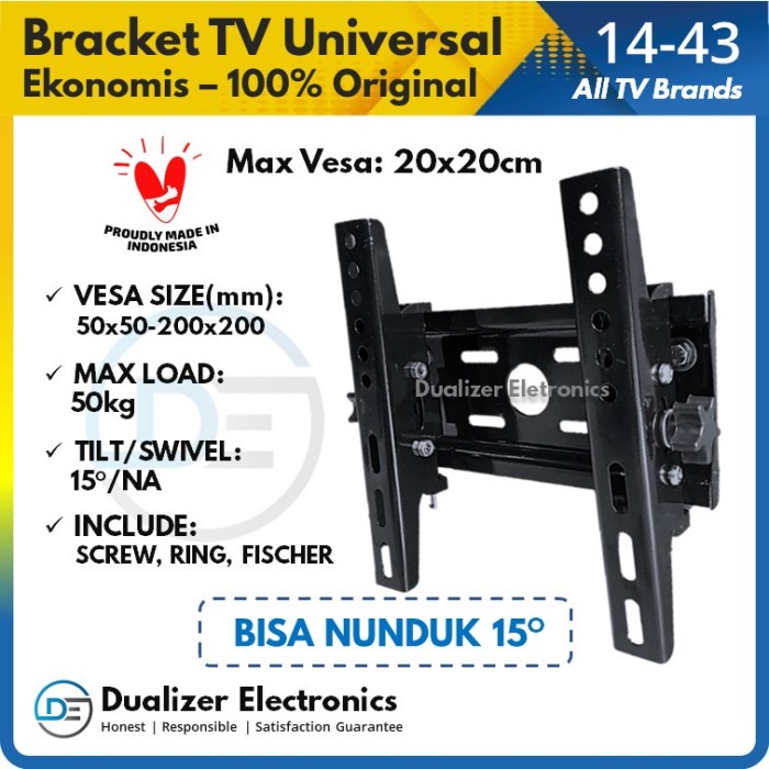 Bracket TV Braket TV 24 32 40 42 43 Inch CUCI GUDANG