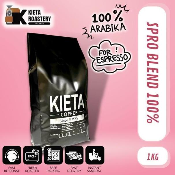 

[BISA COD] Biji Kopi 1kg Espresso Blend Arabika 100%