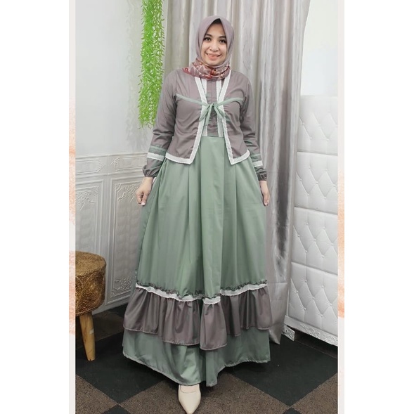 ORIGINAL BUTIK BRANDED - Setelan Gamis Deura 261  / Busana Muslim Terbaru / Dress Deura / Gamis Deur