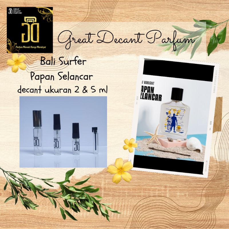 Bali Surfer Perfume Papan Selancar Parfum Decant