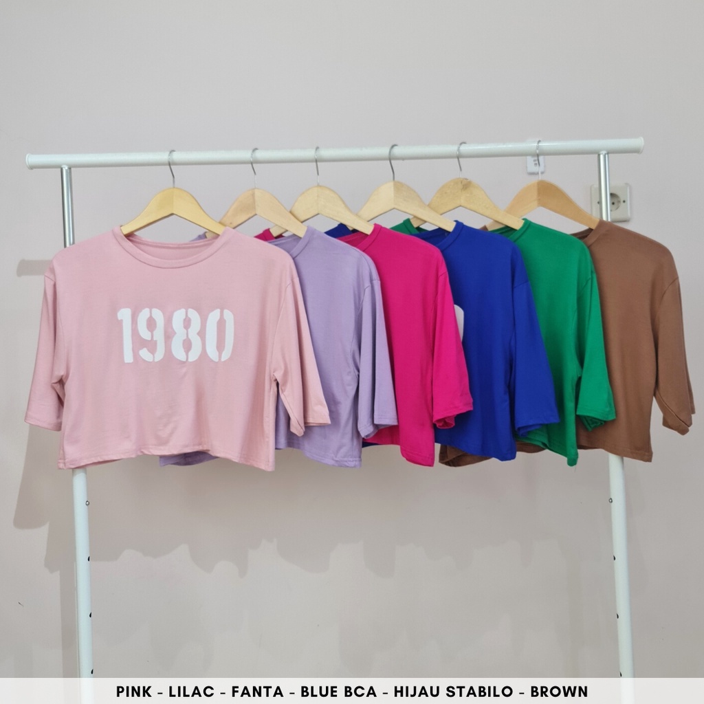 4686 nineteen eighty spandex crop top