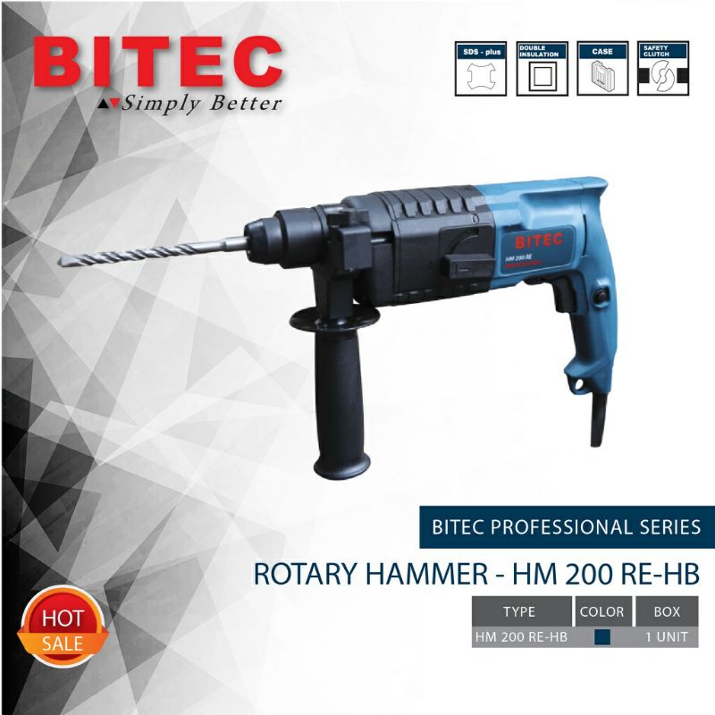 Mesin Bor Beton SDS Bitec HM 200 RE HB Mesin Bitec HM200 RE-HB