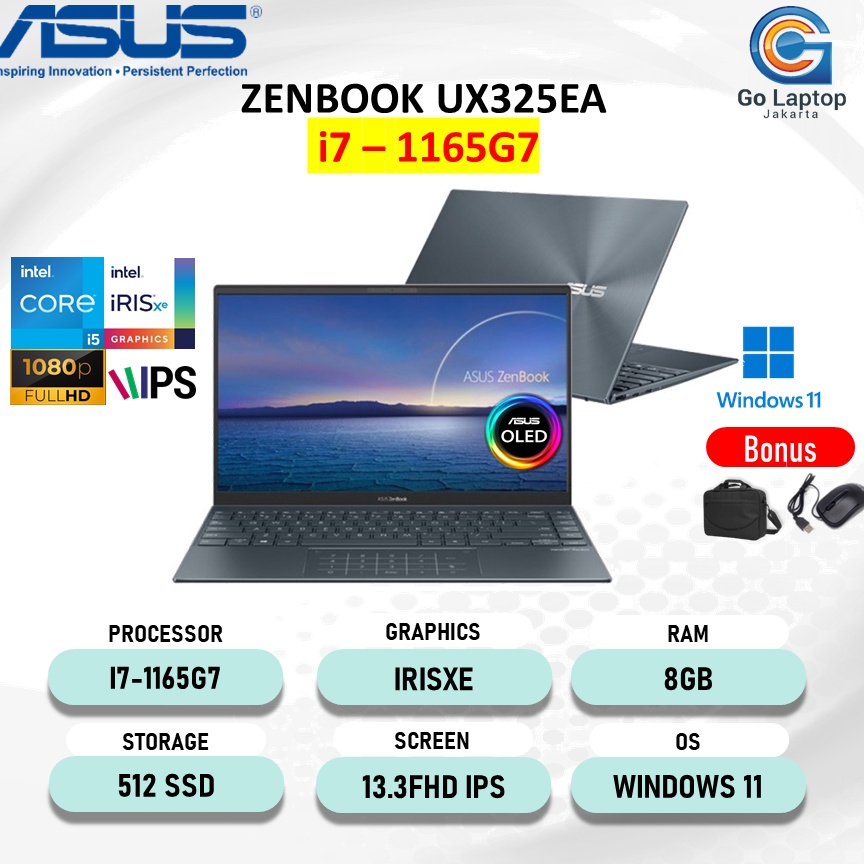 Jual Asus Zenbook Ux Ea Ultra Oled I G Irisxe Gb Ssd