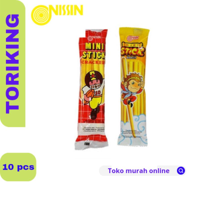 

NISSIN MINI STIK SNACK JADUL - 1PACK ISI 10 Pcs @13gram