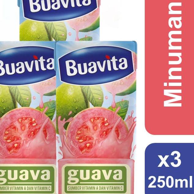 

ツ Buavita Guava 250ml Multi Pack ㊖