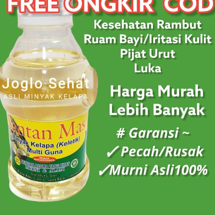 

[KODE PRODUK KQFFC5356] Minyak Kelapa 100% ASLI Minyak Klentik Santan Mas Untuk Rambut