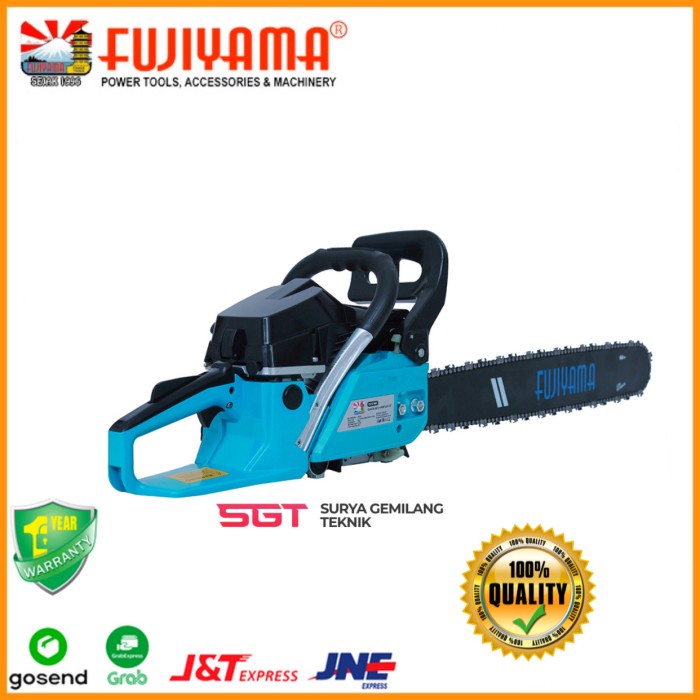 Mesin Gergaji Kayu Chainsaw Fujiyama Gcs 7800 22In Mesin Potong Pohon