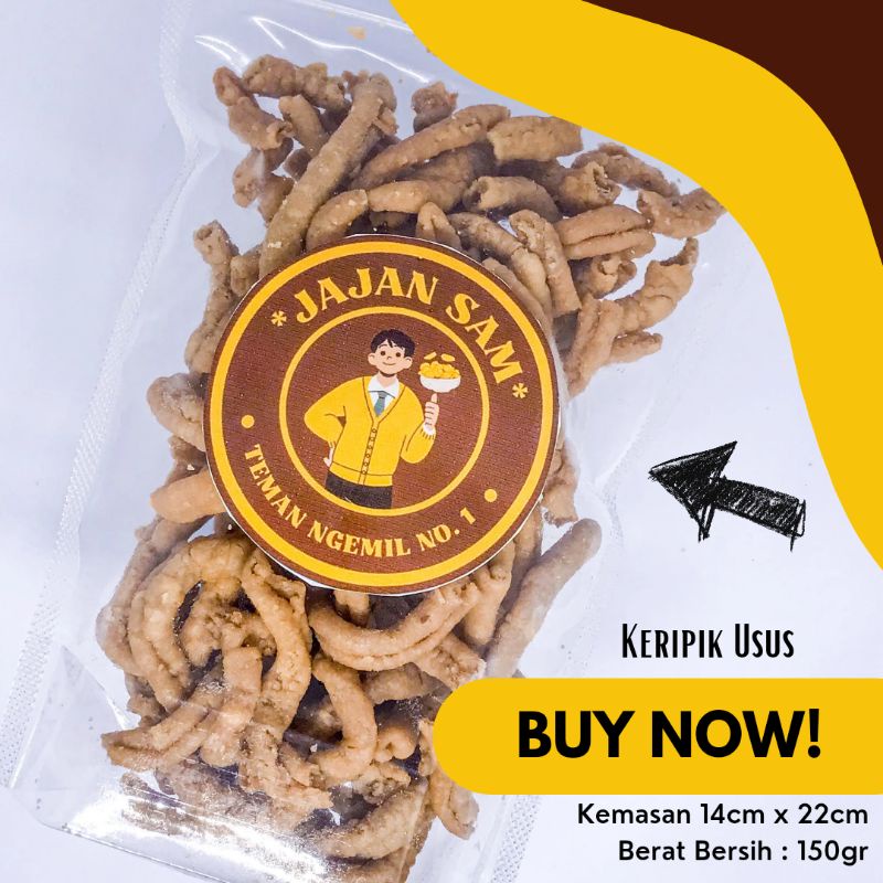 

KERIPIK USUS | CAMILAN MURAH & ENAK | JAJAN SAM