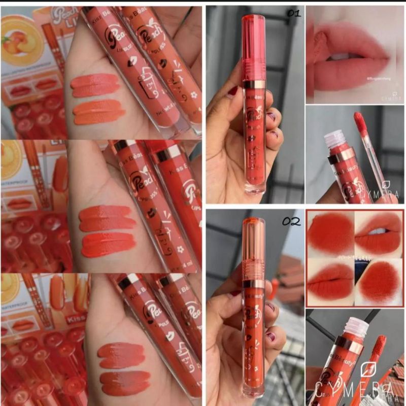 PROMO PER BOX!! LIPGLOSS KISS BEAUTY MATTE VELVET BEST SELLER 70082