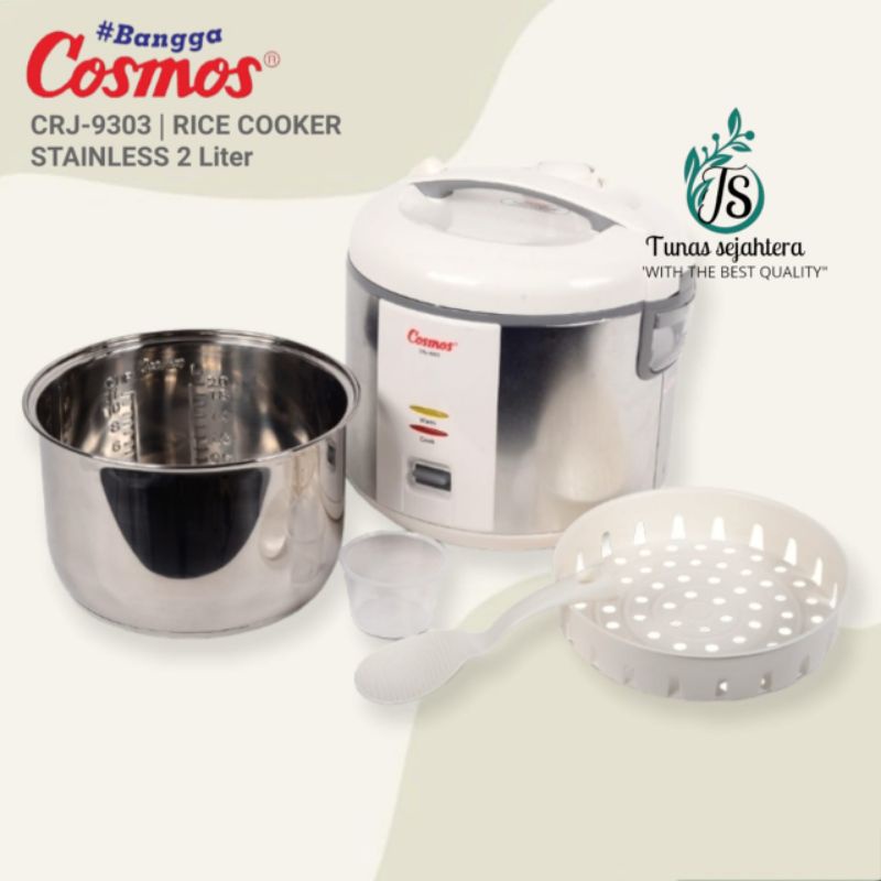 Rice cooker COSMOS magicom CRJ9303 panci stainless cosmos crj 9303 2liter