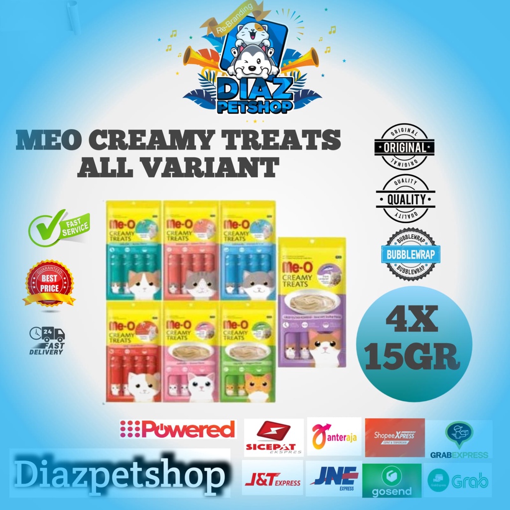 MEO CREAMY ALL VARIAN / MEO CREAMY TREAT / MEO CREAMY SALMON/ MEO CREAMY CRAB / MEO CREAMY CHICKEN