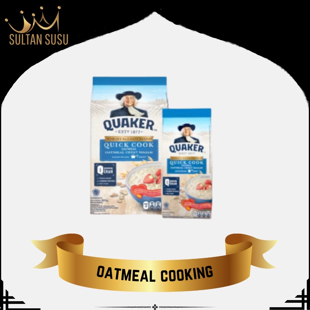 

Quaker Quick Cooking Oatmeal 800g + 200g/Sultansusu