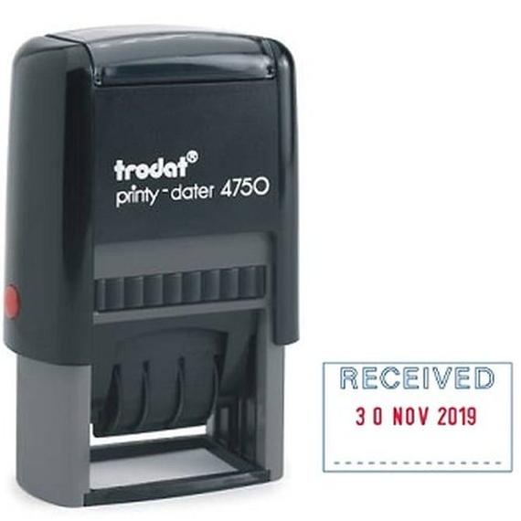 

Terlaris Stempel TANGGAL RECEIVED Trodat Printy Dater Date 4750 Stamp Cap Termurah