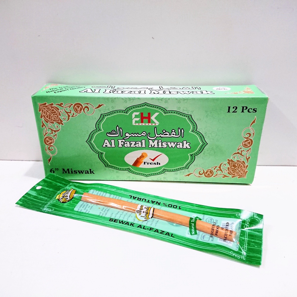 Siwak Al Fazal Kecil 1 Box isi 12 - Miswak