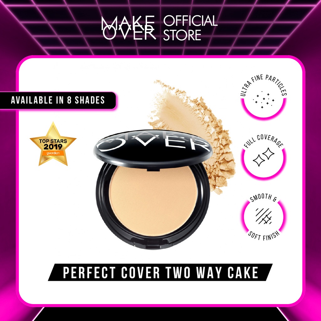 MAKE OVER Perfect Cover TWC 12 g Bedak Padat Coverage Medium to Full - 03 Maple