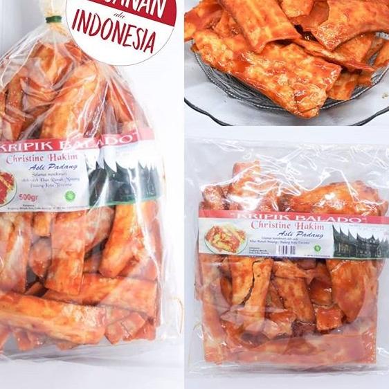 

5.5 SALE Keripik Balado Panjang 250gr / Keripik Balado Padang Christine Hakim