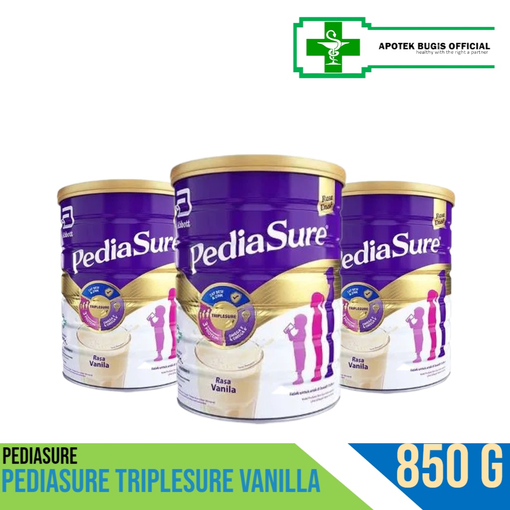 Pediasure Triplesure Vanila 850 g  Usia 1-10 tahun Susu Formula Pertumbuhan Anak ASOKA