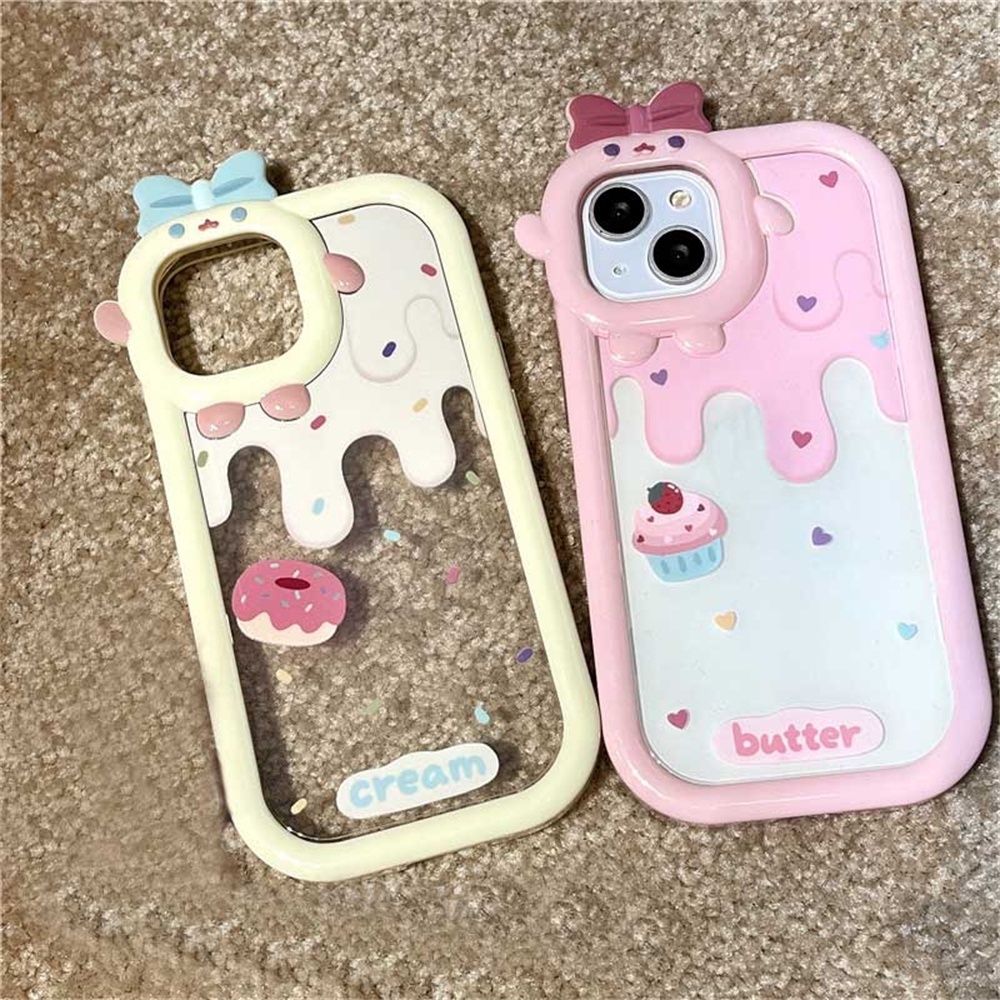 Realme 10 C55 C33 C35 C30 C31 C25Y C25 C25s 9i C21 C12 C11 C20 C21Y C17 C15 C3 5i 6i 7i 5s C2 Narzo 50A Prime Case Ice Cream Strawberry Cake Monster Lensa Donat Soft TPU Cover BY