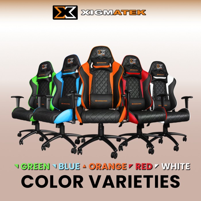 GAMING CHAIR / KURSI GAMING XIGMATEK HAIRPIN RED