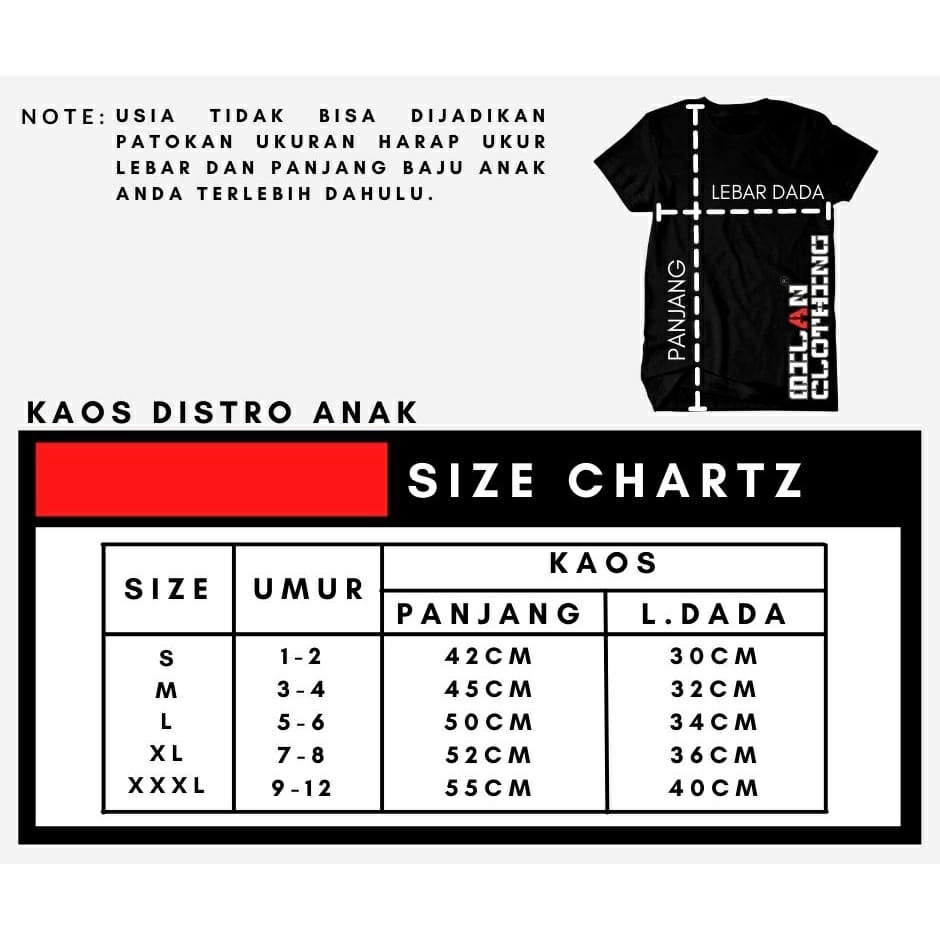 Kids Store / Kaos Anak / Kaos Distro Anak / Kaos anak murah / Red &amp; Marun Series