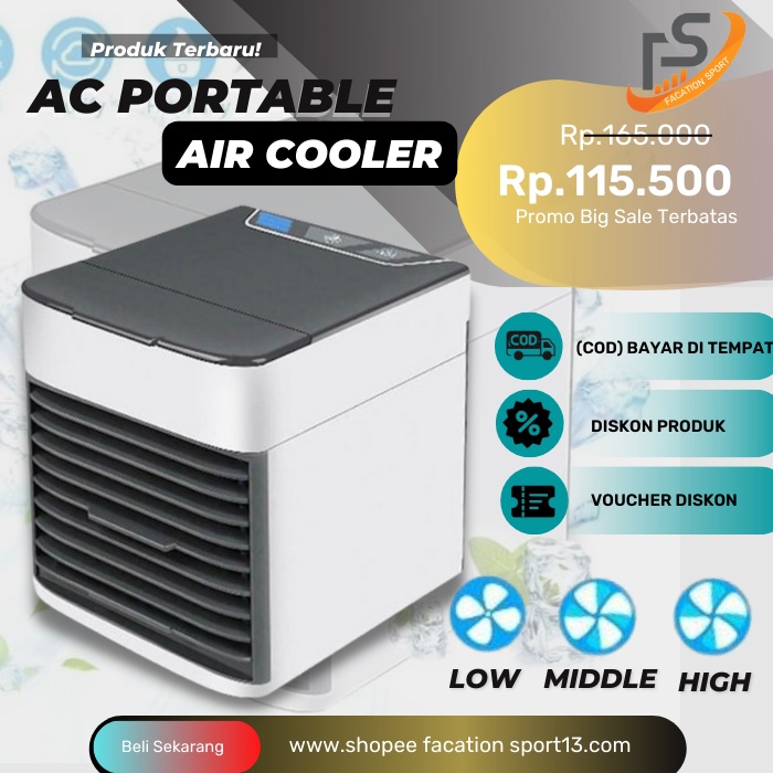 Jual Ac Mini Portable Kipas Ac Portabel Air Cooler Portabel Fan Usb Pendingin Ruangan Usb F