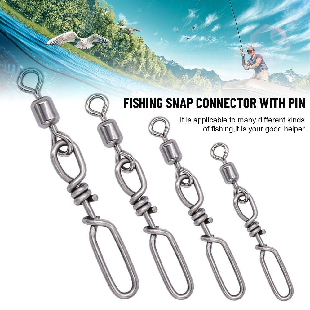 Top 20pcs Konektor Snap Pancing Dengan Pin Kekuatan Tinggi Ukuran XS S M L Stainless Steel Heavy Duty Ball
