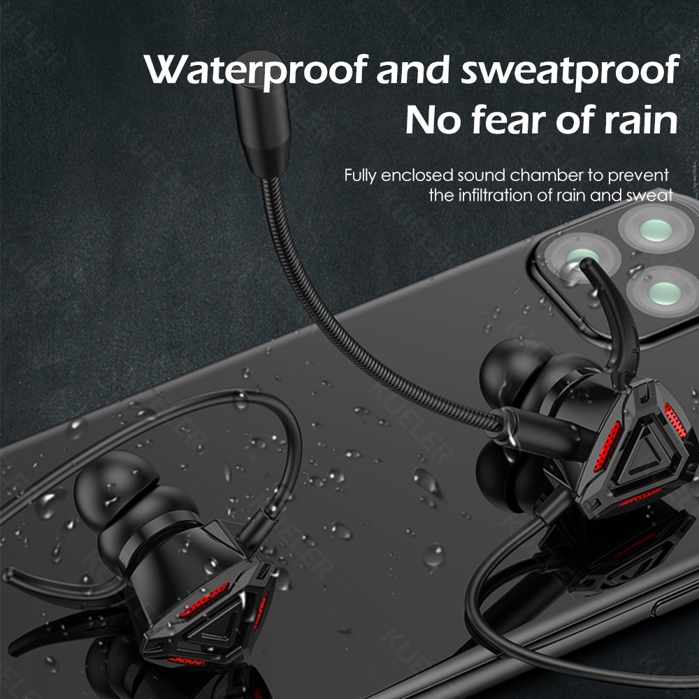 Headset Gaming Kabel Dengan Microphon Headset Gaming In-Ear Surround Dengan Kabel Kontrol