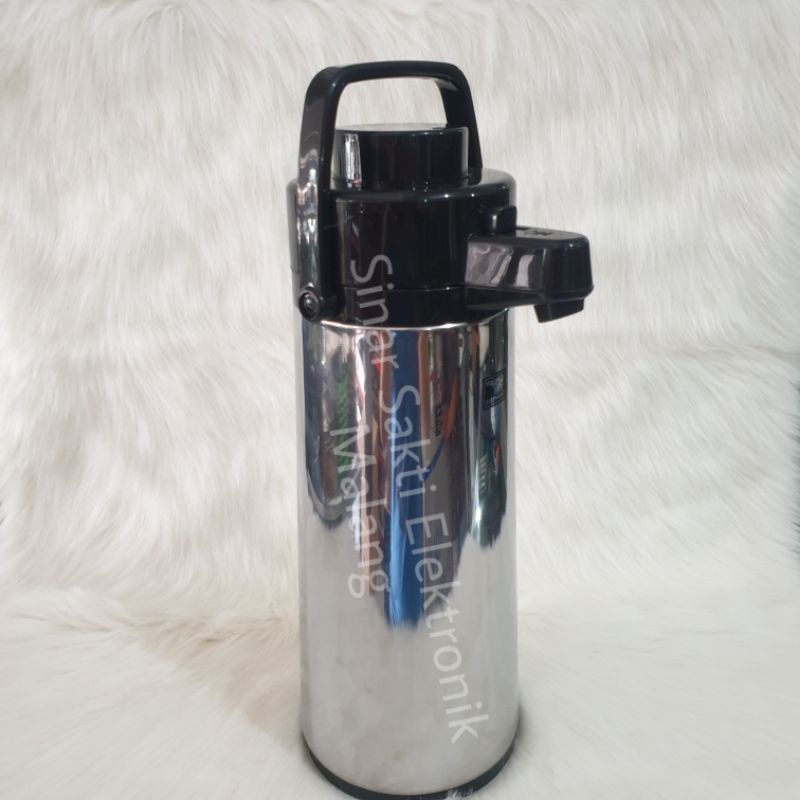 Thermos Termos Air Panas Elephant 2.5L 2.5 2,5 Liter Pencet Pompa Stainless 2,5L