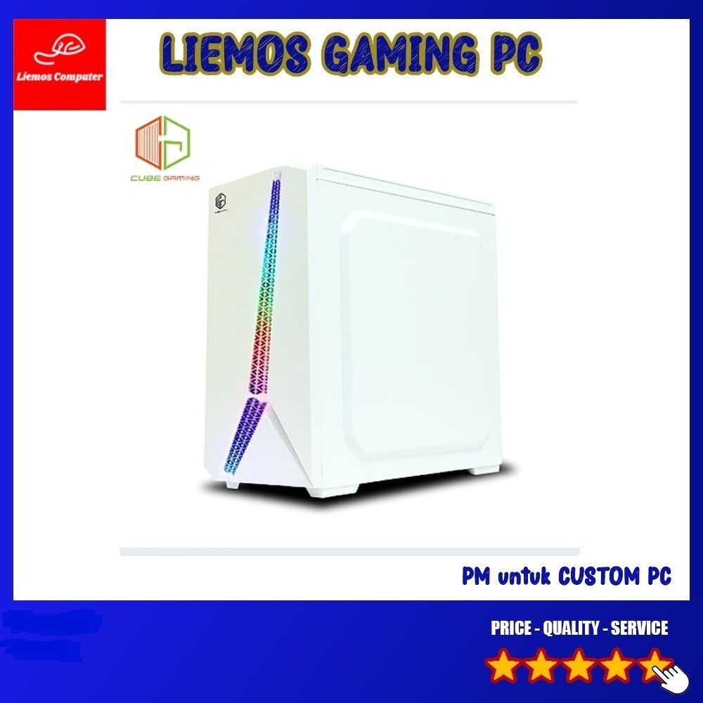 PC Komputer Gaming Editing Intel I5 10400F RX 580 8GB DDR 5