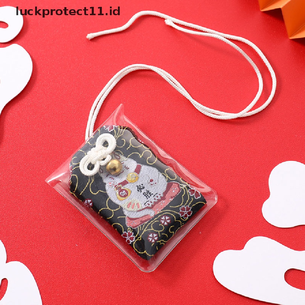 /Fashion Hot// Fashion// Omamori Rejeki Sukses WorkGod of Wealth Maneki Neko Acdemic Kid Gift Pendant.