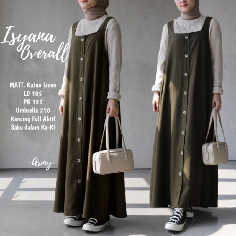 ISYANA /RALINE/RUMA OVERALL TERBARU