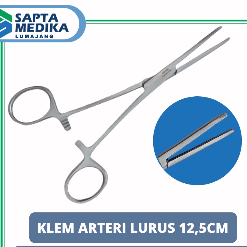 Klem Arteri Lurus & Bengkok - 12,5cm/14cm