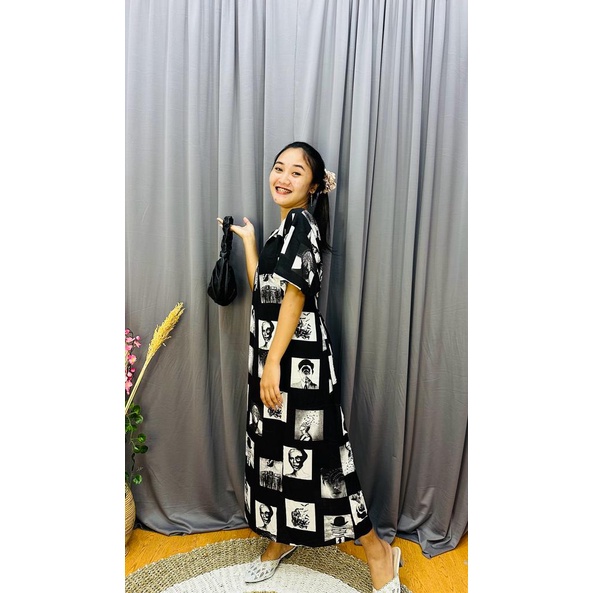 DASTER MOTIF GIRL RETRO