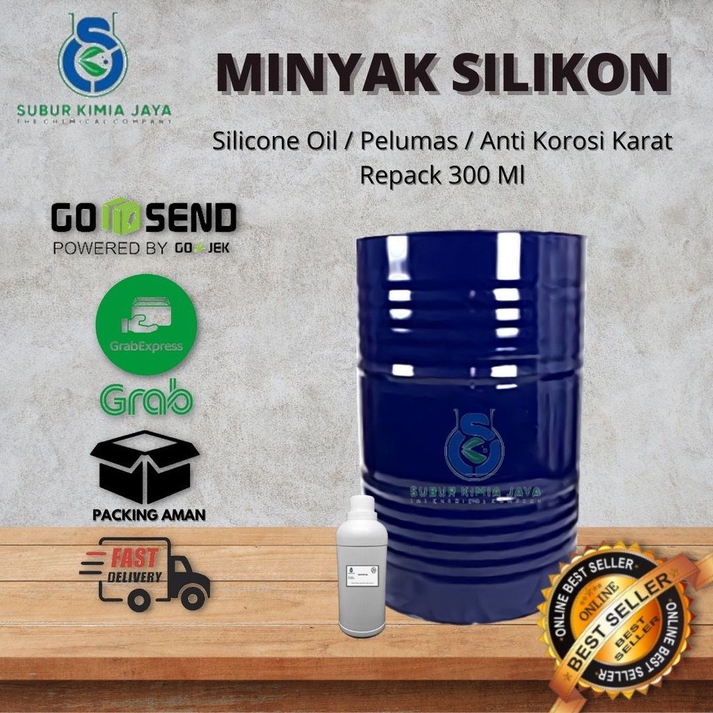 

silicon oil / minyak silikon murni / pelumas silicone oil / anti korosi karat 300 ml Premium