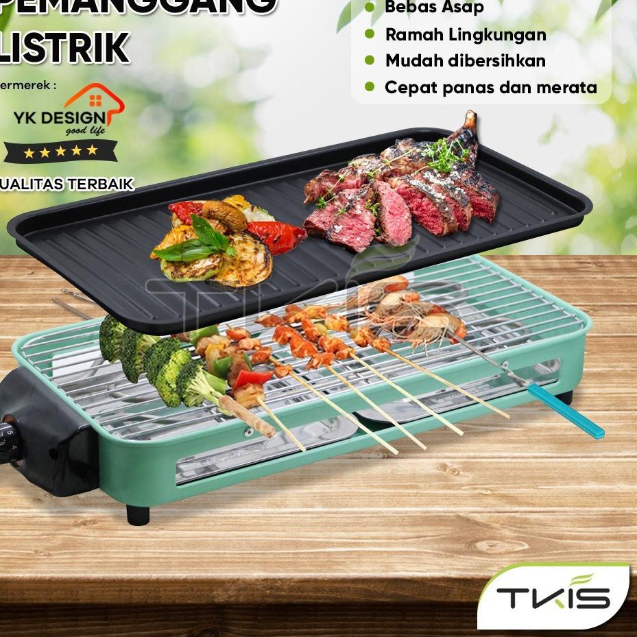 Langsung Atc Alat Panggang Elektrik Pemanggang Listrik Elektrik BBQ Grill YK DESIGN YK-814