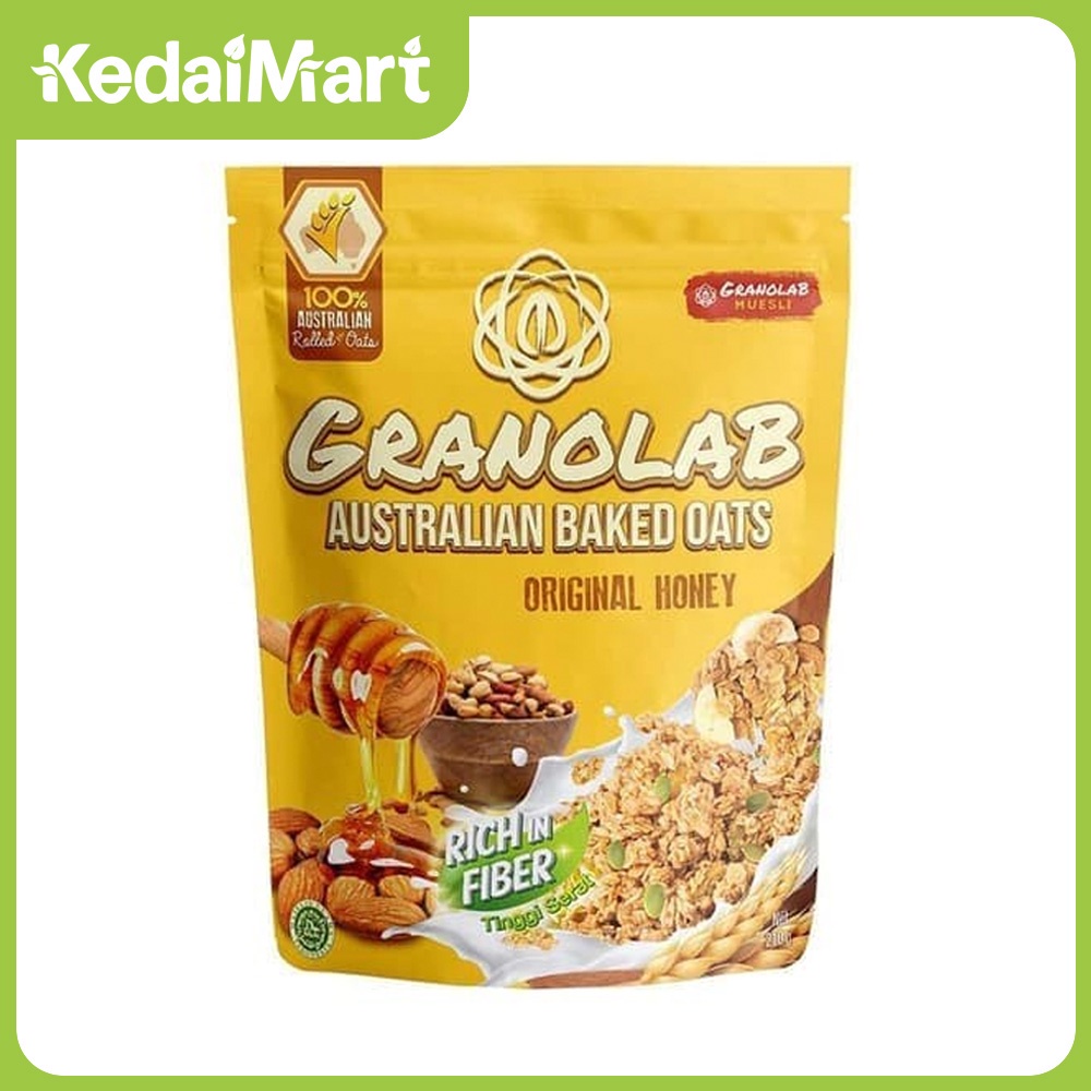 

Granolab Australian Baked Oats Original Honey 210 Gram