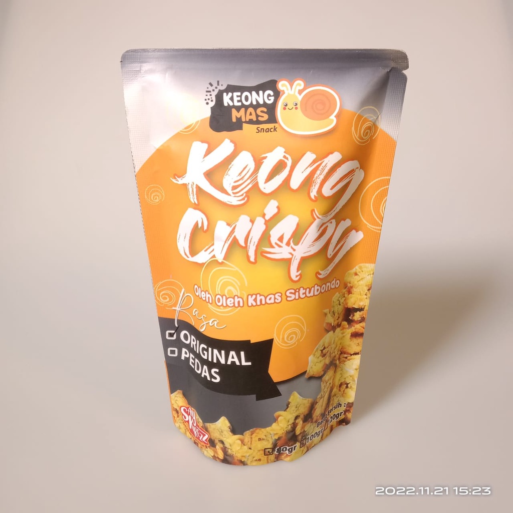 

Keong Crispy, keong mas, kripik keong, paru keong sawah, saykrezz