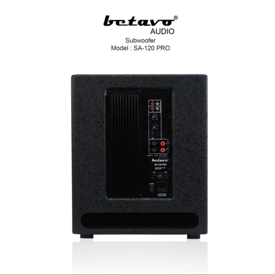 Subwoofer aktif Betavo 12 inch sa 120pro original sub woofer aktiv