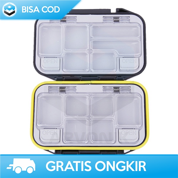 BOX KAIL PANCING 12 RUANG KOTAK PENYIMPANAN ALAT PANCING PRAKTIS MCC01