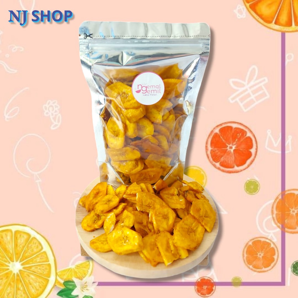 

[Snack Original] - Snack Keripik Pisang Manis Kripik Pisang Karamel Homemade Kualitas Premium