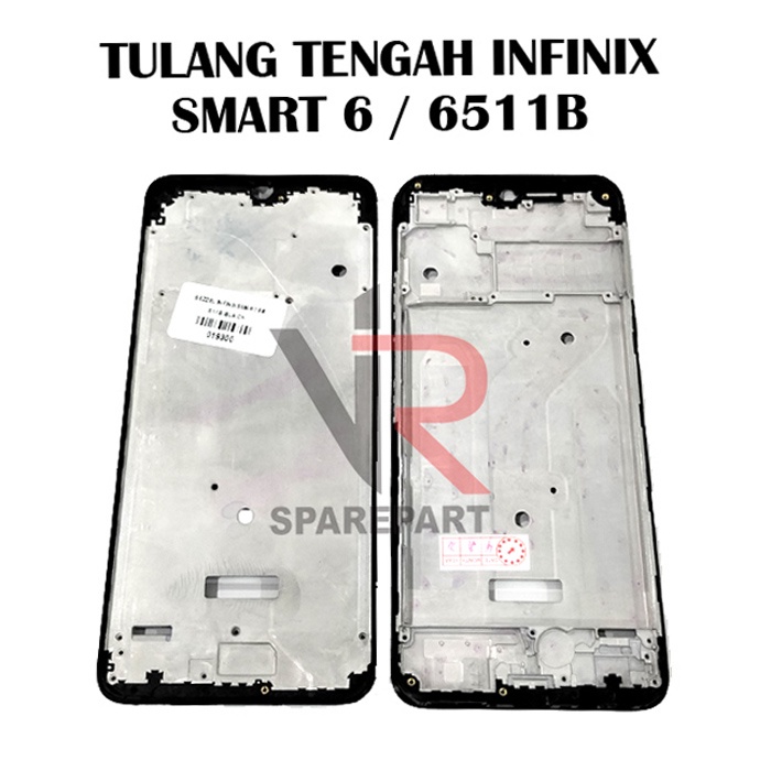 TULANG TENGAH INFINIX SMART 6 / BEZZEL / MIDDLE FRAME