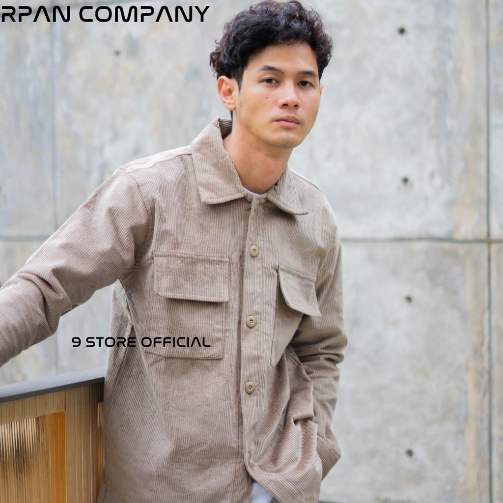 9Storeofficial - Corduroy Overshirt Jacket Pria / Jaket Coduroy Pria / Korduroy Pria.