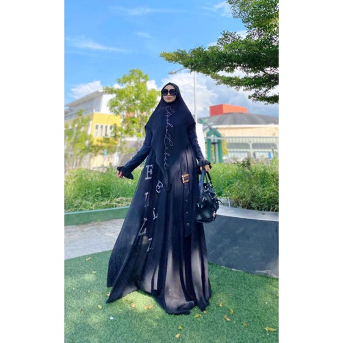 GAMIS MADINA SYAR'I SET KHIMAR ORI POLOS MEWAH KONDANGAN