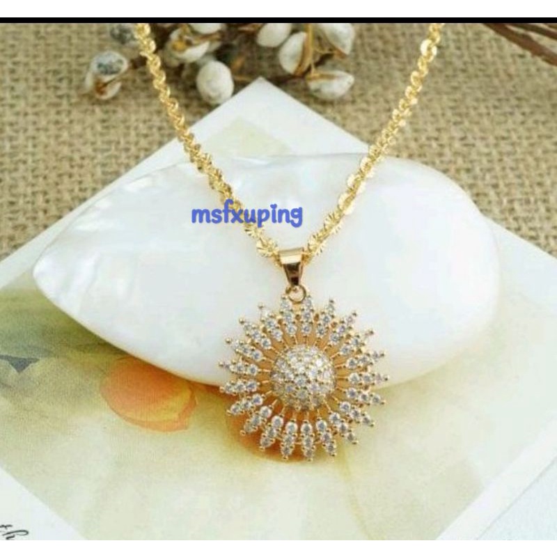 Kalung Liontin Matahari Xuping Gold 3011d