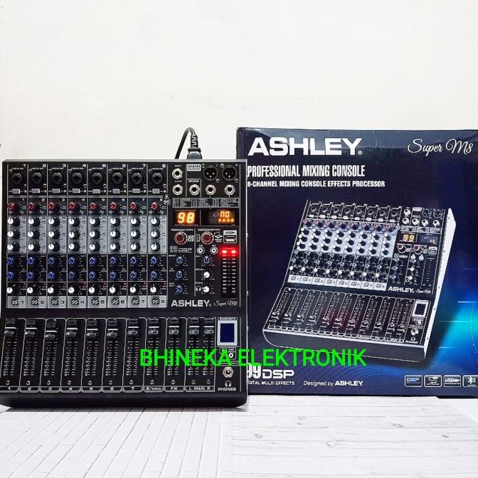 mixer audio ashley Super m8 mixer ashley super m8 8channel