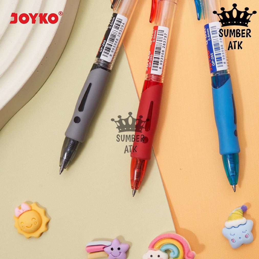 

Produk Baru Gel Pen Joyko GP-265 Black / Blue / Red Q 1 Lusin / 1 Box / 12 PCS Gel 0.5 mm Pulpen Pena Mirip K-1