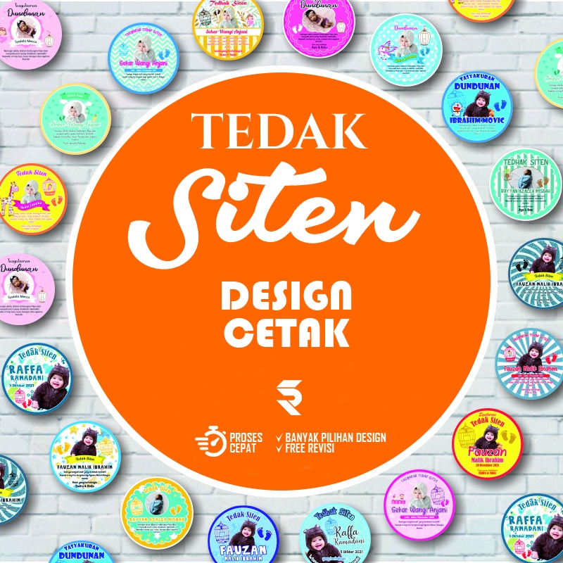STICKER TASYAQURAN TEDAK SITEN