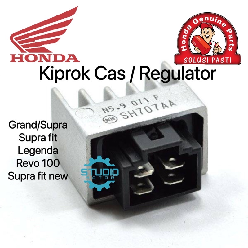 Rectifier Comp Regulator Kiprok Cas Aki Batrai battrey Grand Supra x Revo Legenda Mega Pro Supra Fit GL MAX Original Ahm