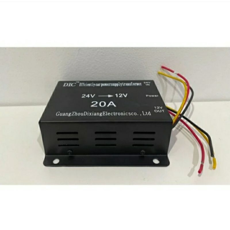 step down 20A merek DIC input dc 24V output dc 12V converter dc