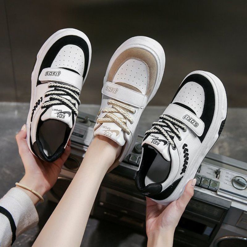 [DREAM] 231 Sneaker Wanita Wanita Tali Velcro Fashion Korea Sport Shoes Casual Karet Premium